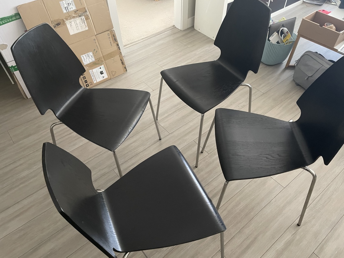 4x IKEA Chairs image indicator(2)