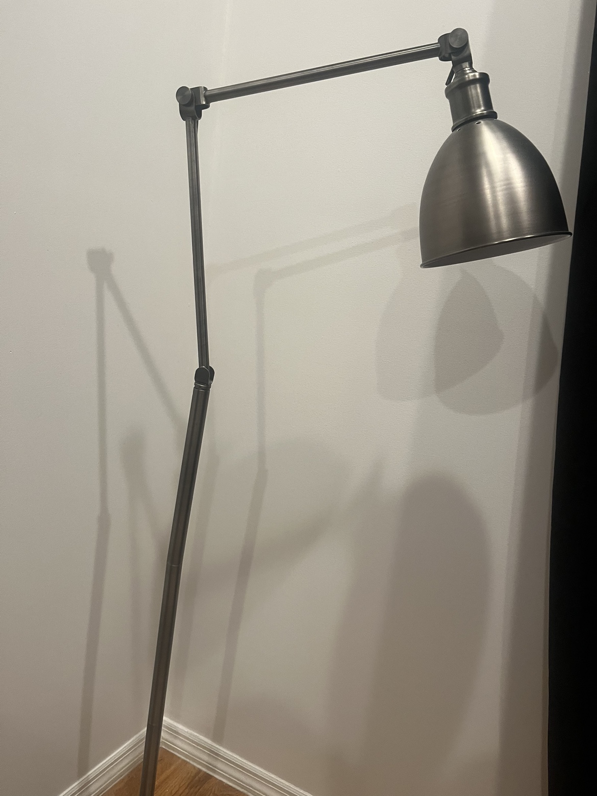 Silver Floor Standing Lamp - photo 2