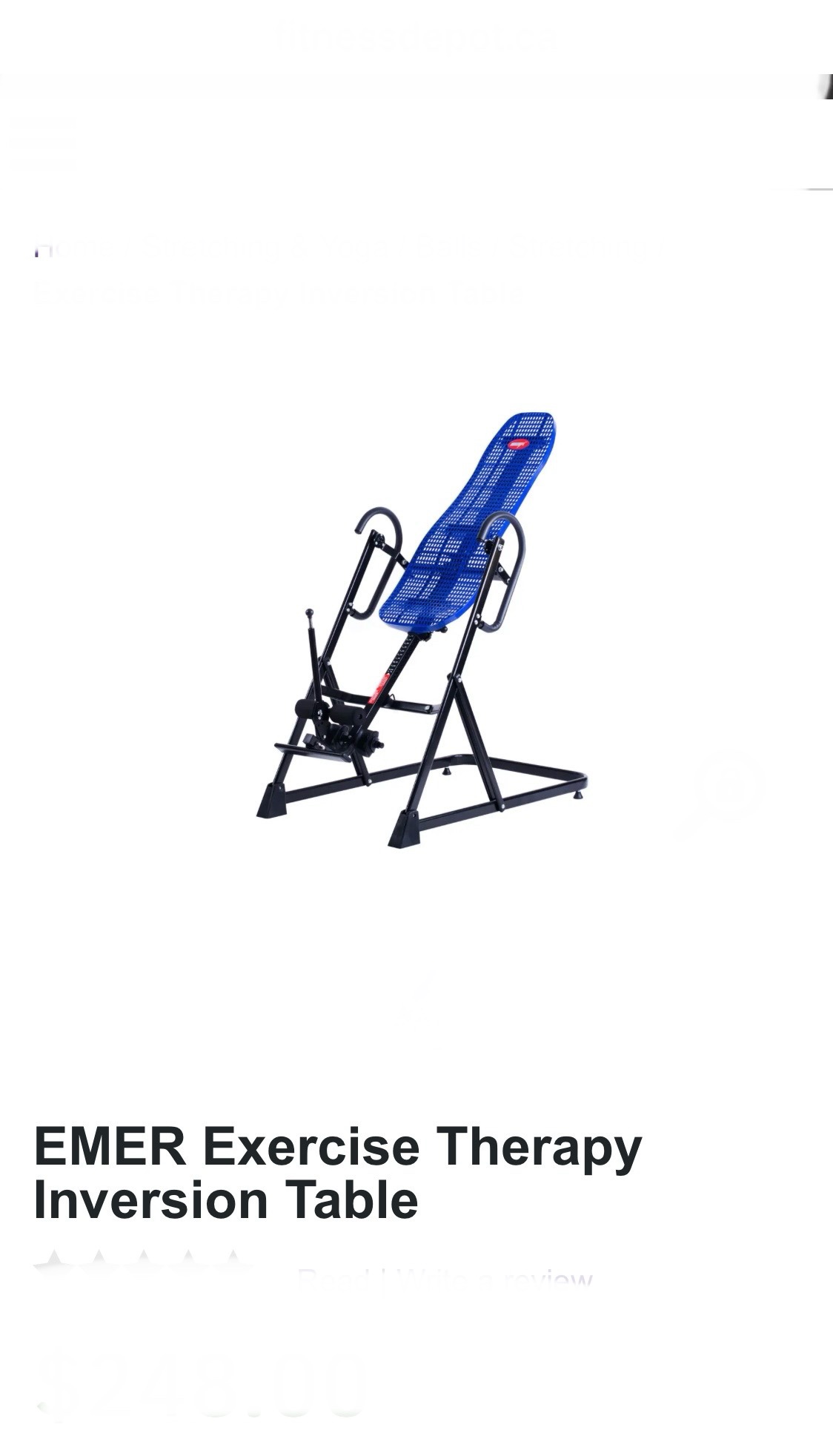 Inversion table image indicator(2)