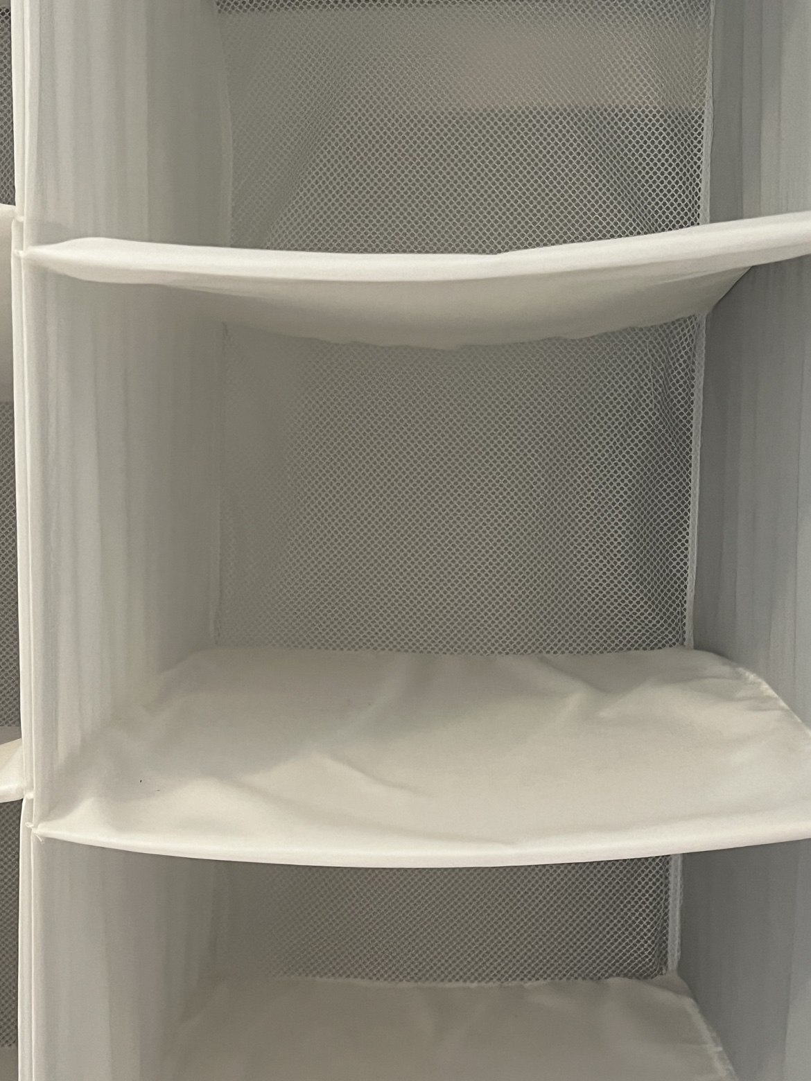 2 White 6-Shelf Hanging Closet Organizers - photo 4