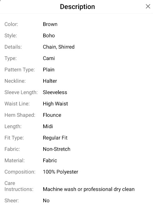 Frill Trim Backless Shirred Detail Dress - photo 3