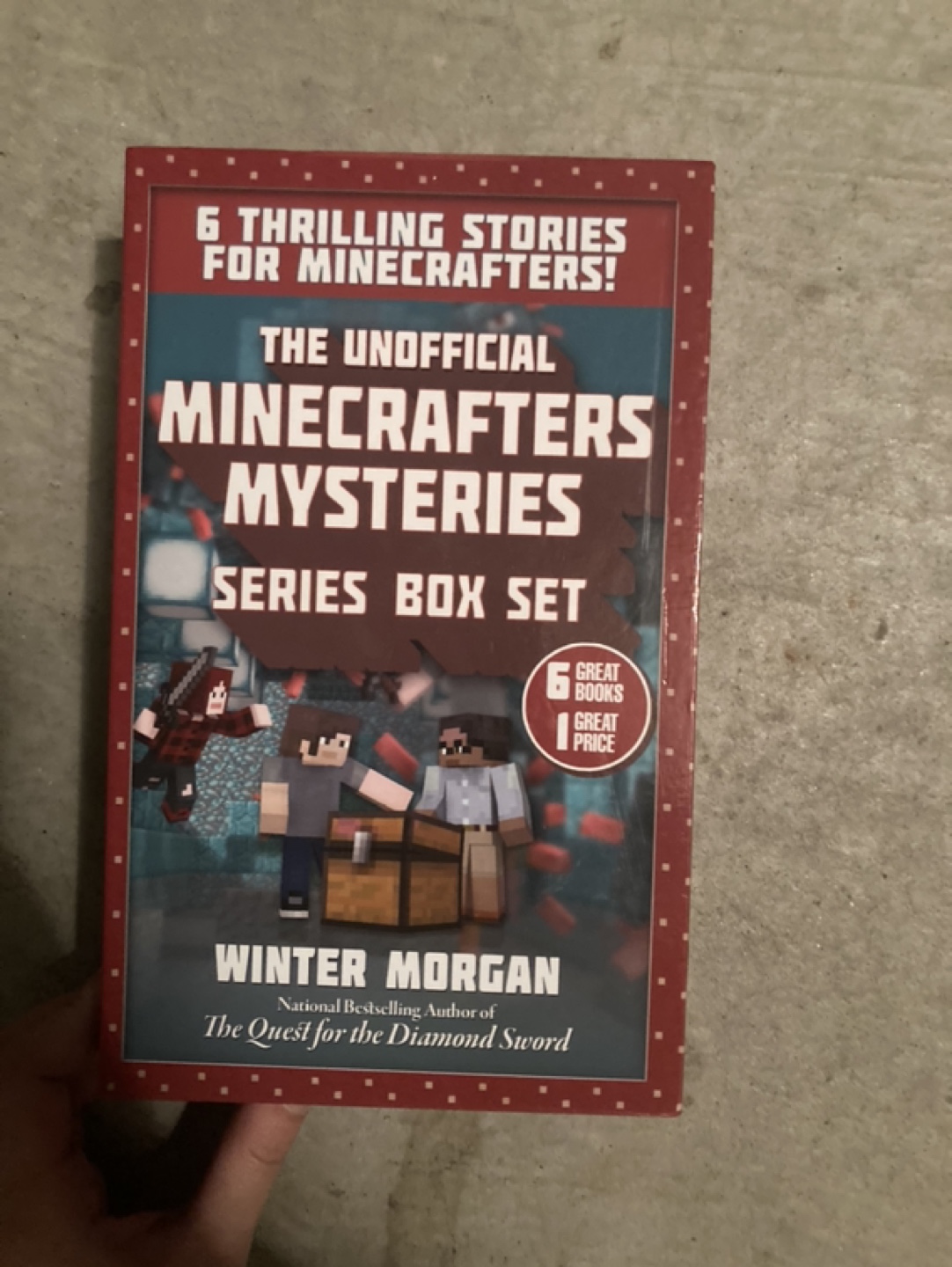 Minecrafters Mysterieea Box Set Books #1-6 thumbnail