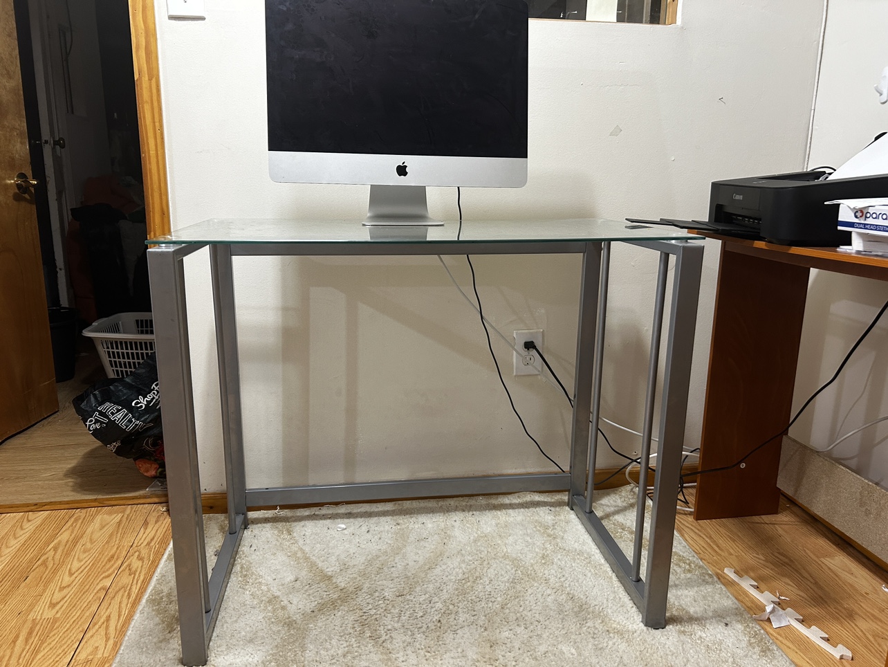 sogesfurniture Computer Glass Desk