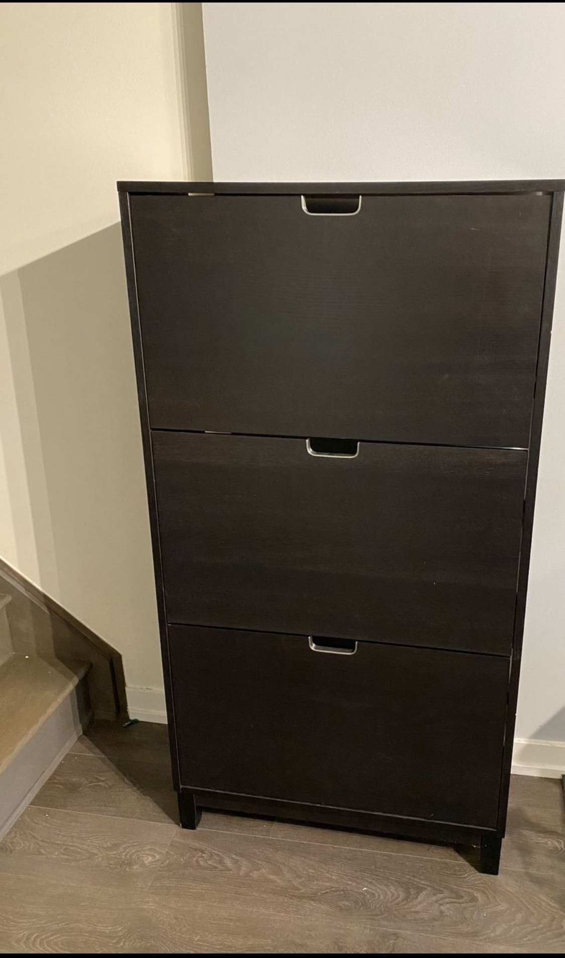 [Free Delivery] Ikea STÄLL Shoe Cabin, Black-Brown