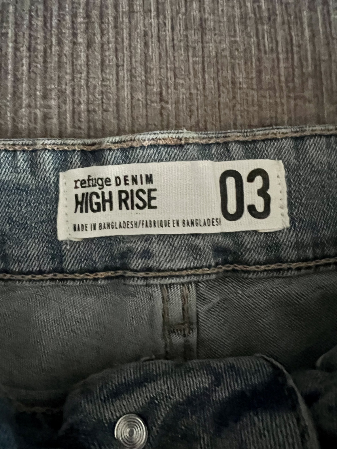 Denim Short Refuge High Rise image indicator(2)