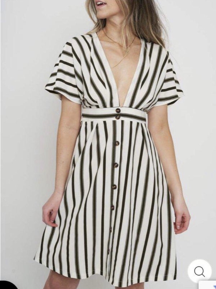 S- Little Mountain Striped Dress image indicator(3)