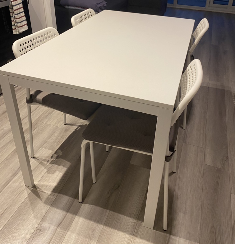 IKEA table set: MELLTORP / ADDE /JUSTINA - photo 3
