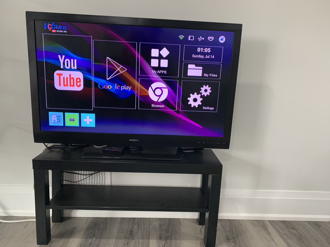 Insignia 43 Inch LED TV with TV stand