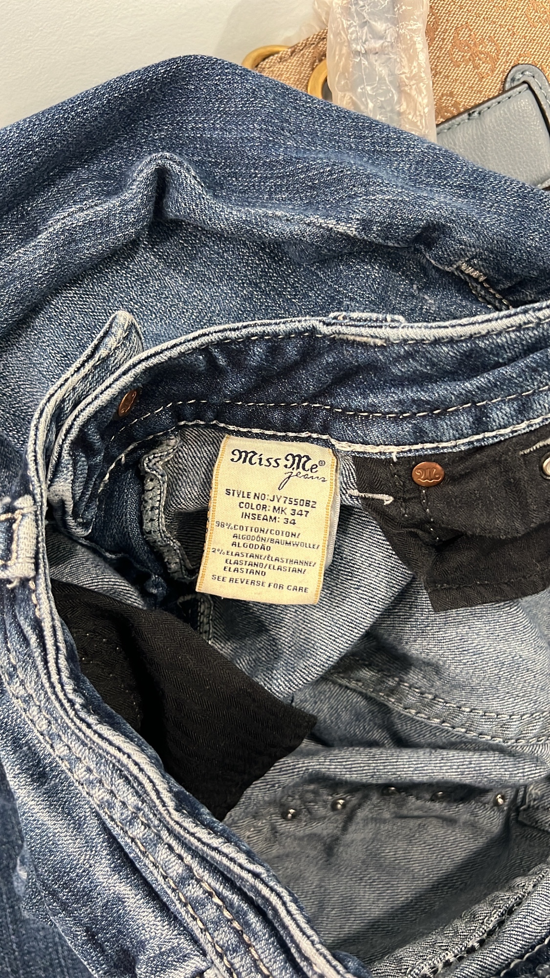 Y2K Miss Me boot cut jeans size 29 image indicator(5)