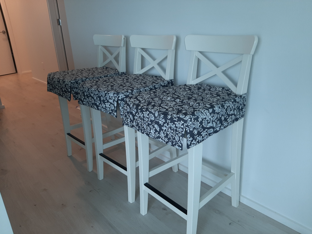 Ikea bar stool with backrest ( high chair) image indicator(2)