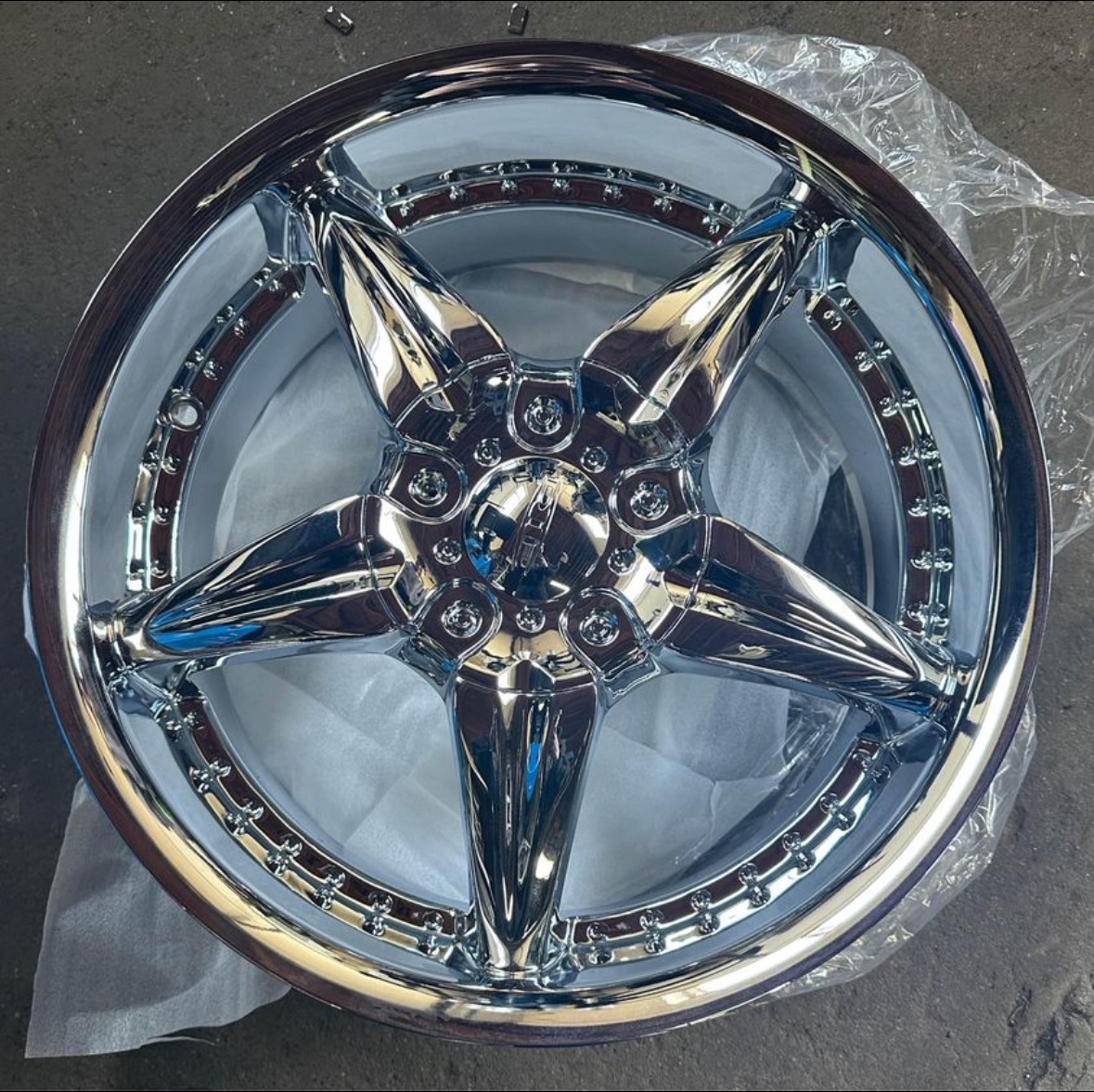 Brand new chrome rims