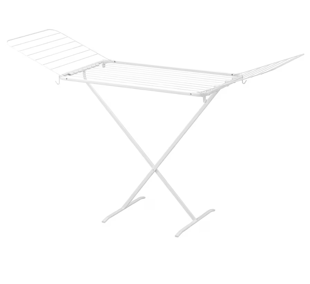 MULIG Drying rack, indoor/outdoor, white - photo 2
