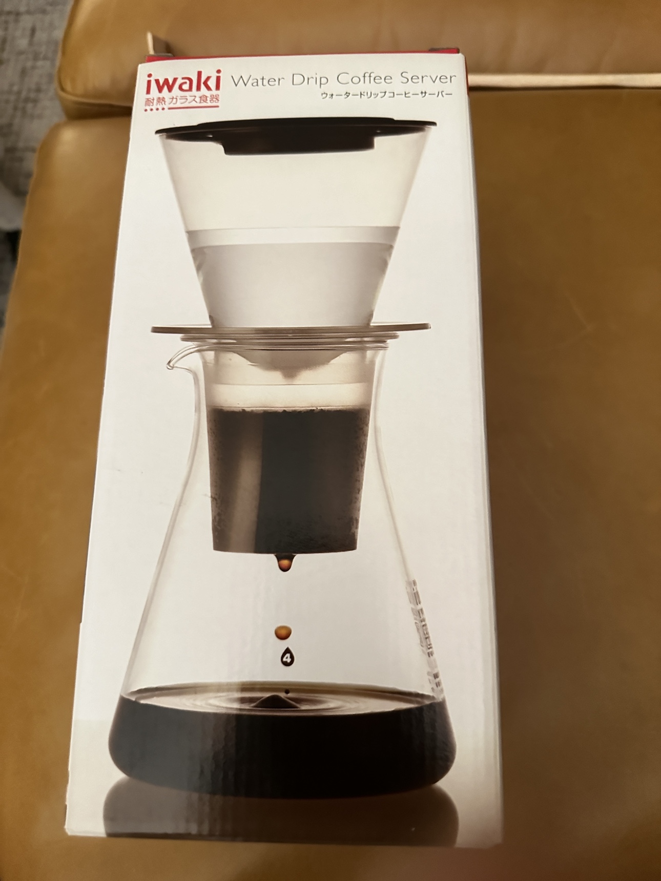 iwaki water drip coffee server 440ml K8644-CL thumbnail