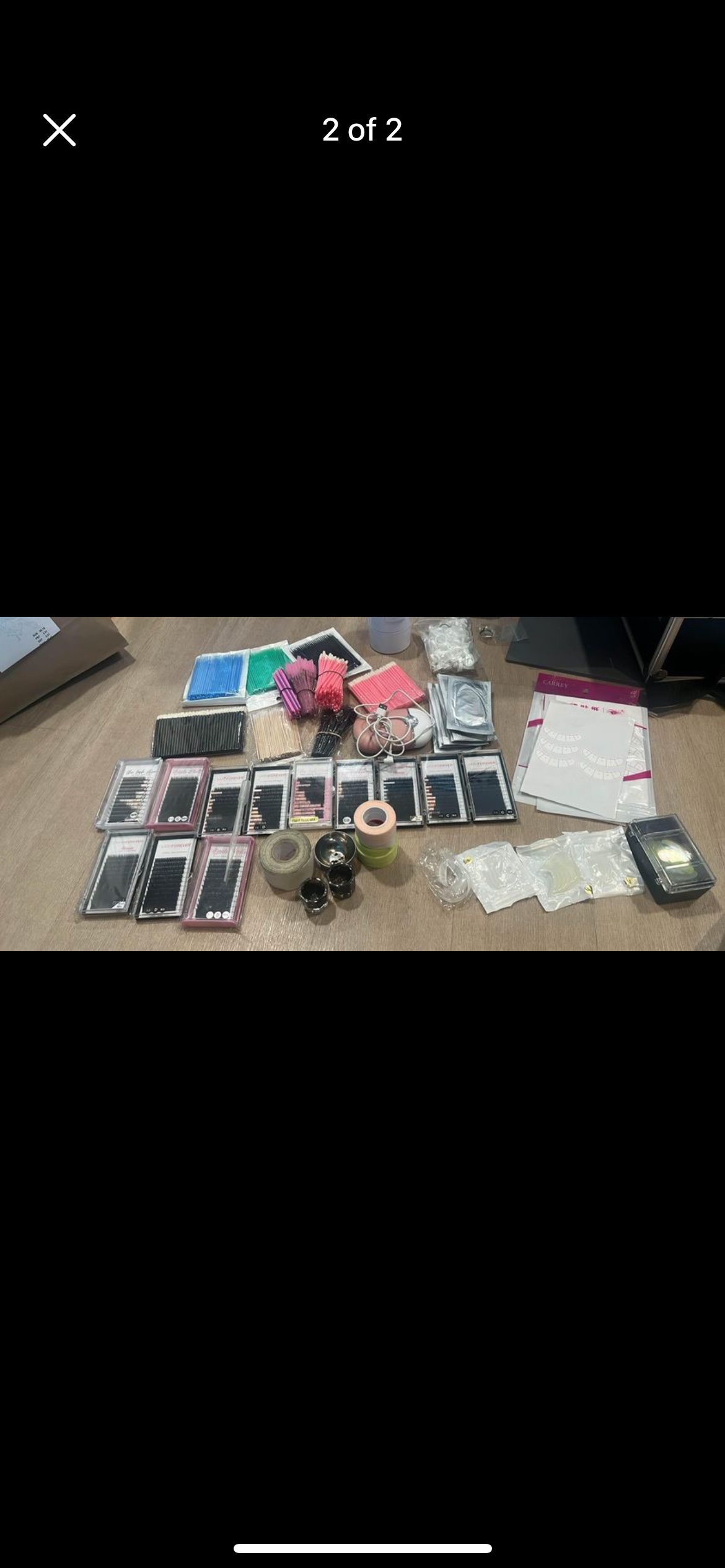 Lash extension supplies