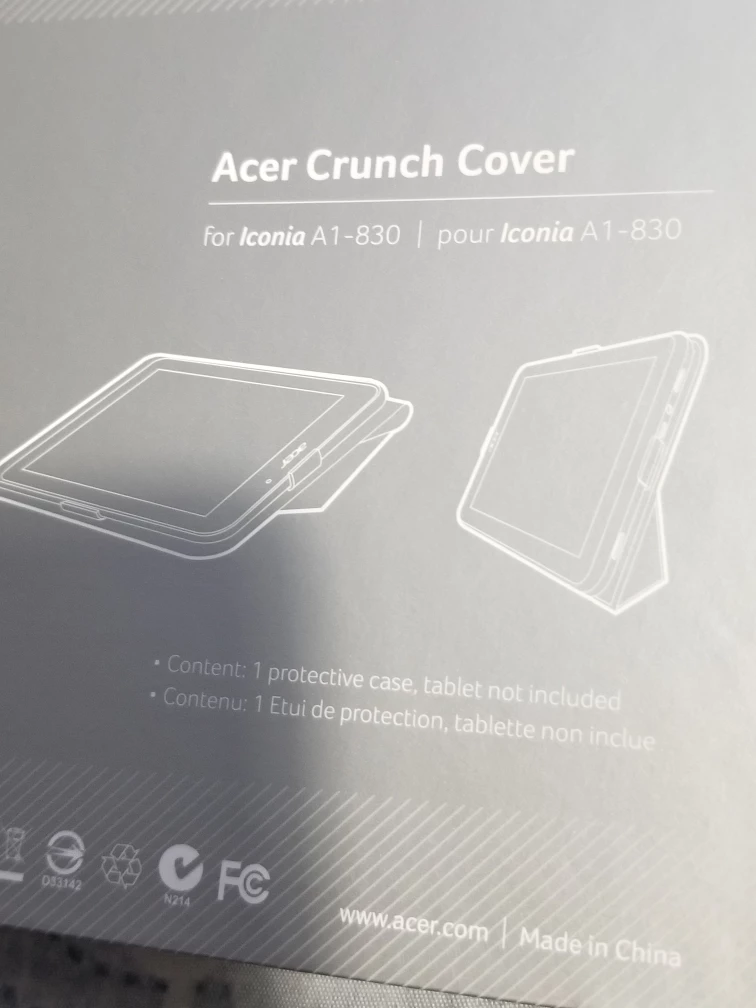 Acer Portfolio Crunch Cover Case for Acer Iconia A1-830 image indicator(4)