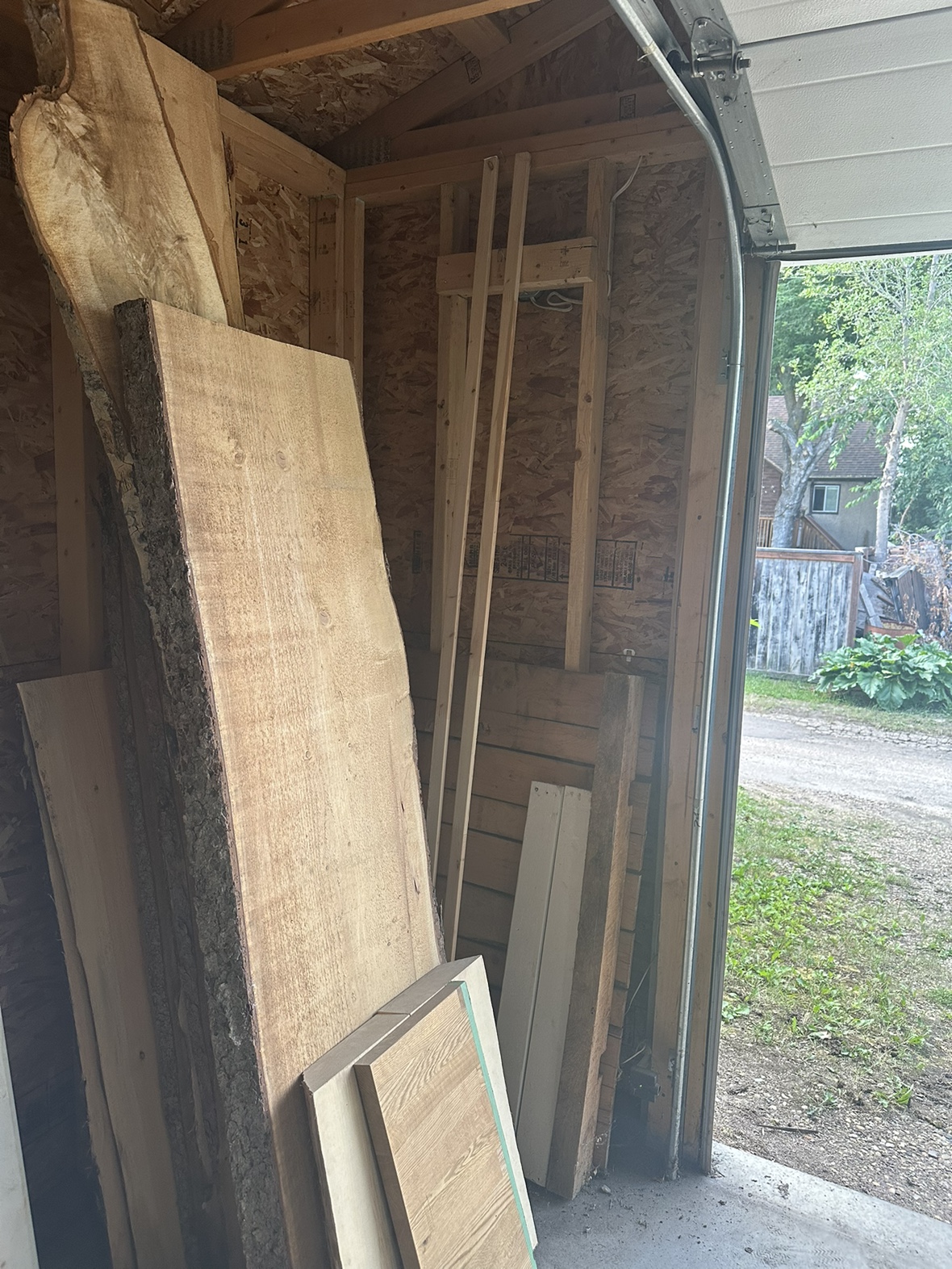 Miscellaneous pine slabs