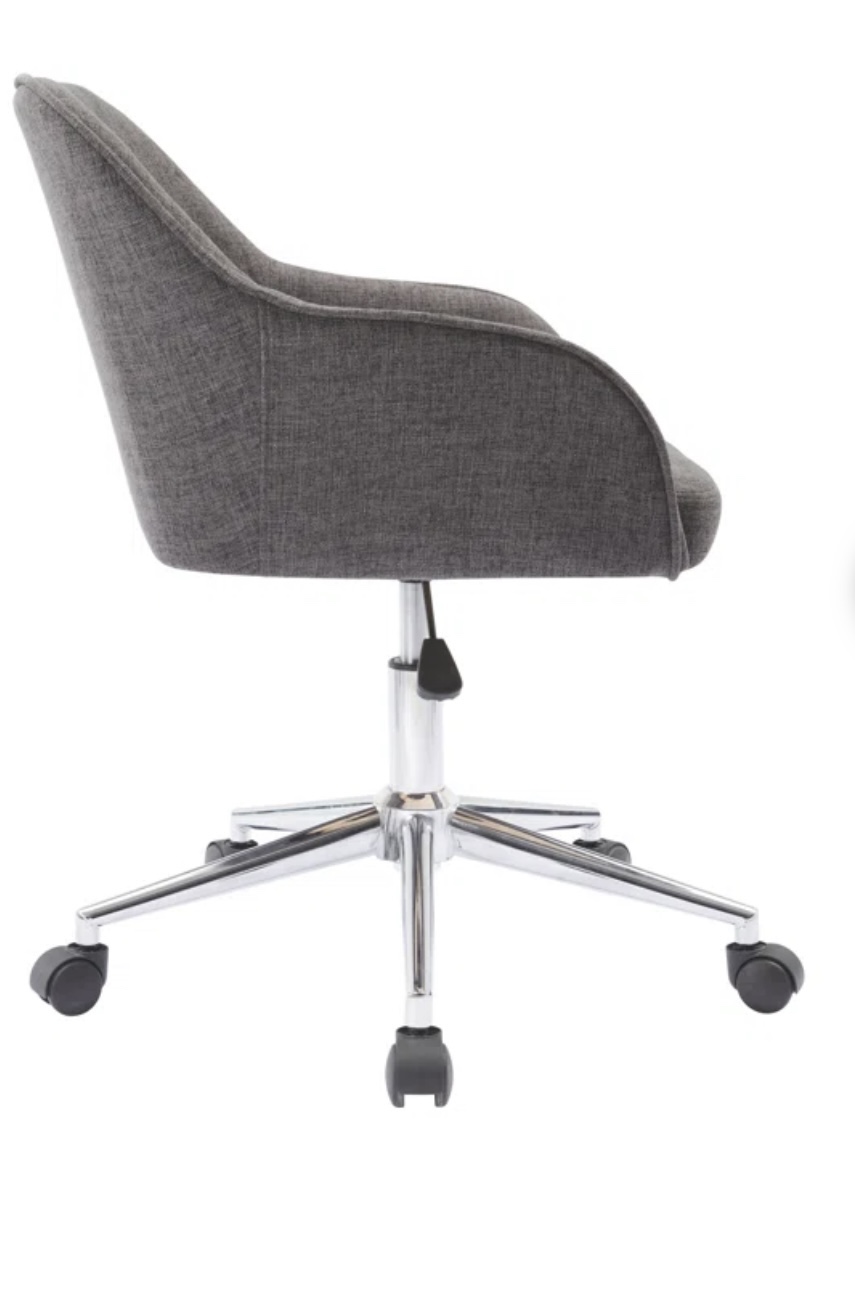 Alcaraz Fabric Office Chair with Chrome Base - photo 3