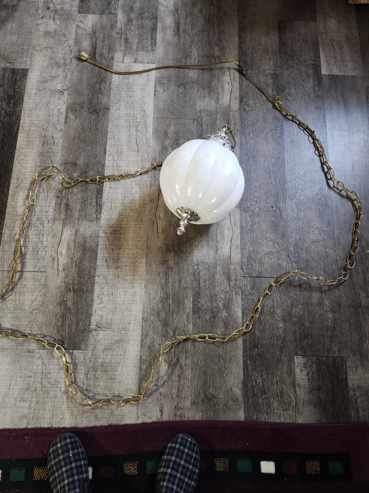 Antique hanging light
