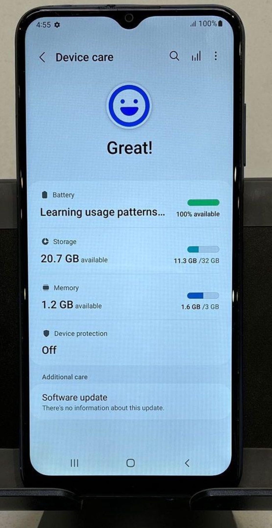 Samsung A03s- 32GB- 4g/LTE - Unlocked - Blue- used - photo 3