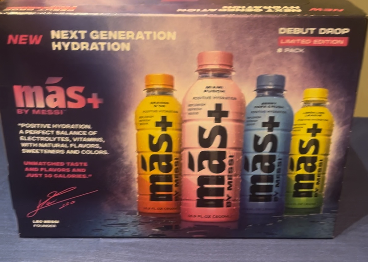 Más+ by Messi  Debut Drop Limited Edition  8 Pack