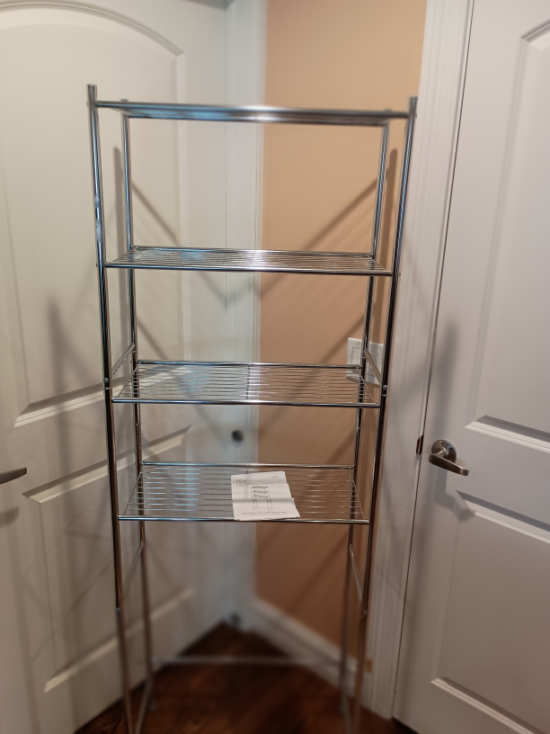 4-Tier Over-the-Toilet Space Saver Shelf - photo 2