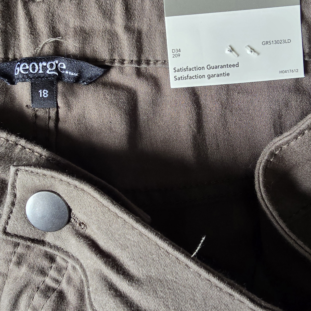 𝅺GEORGE High Waist Casual Green Shorts. Size 18. BNWT - photo 3