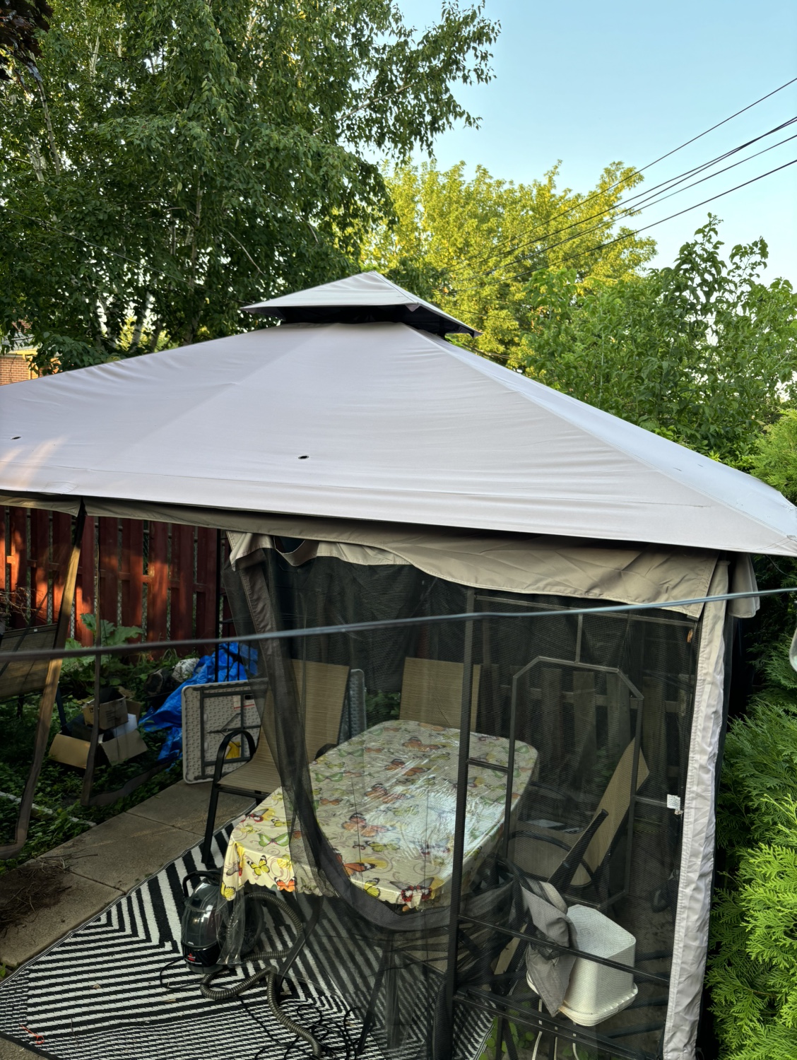 10X10 gazebo…