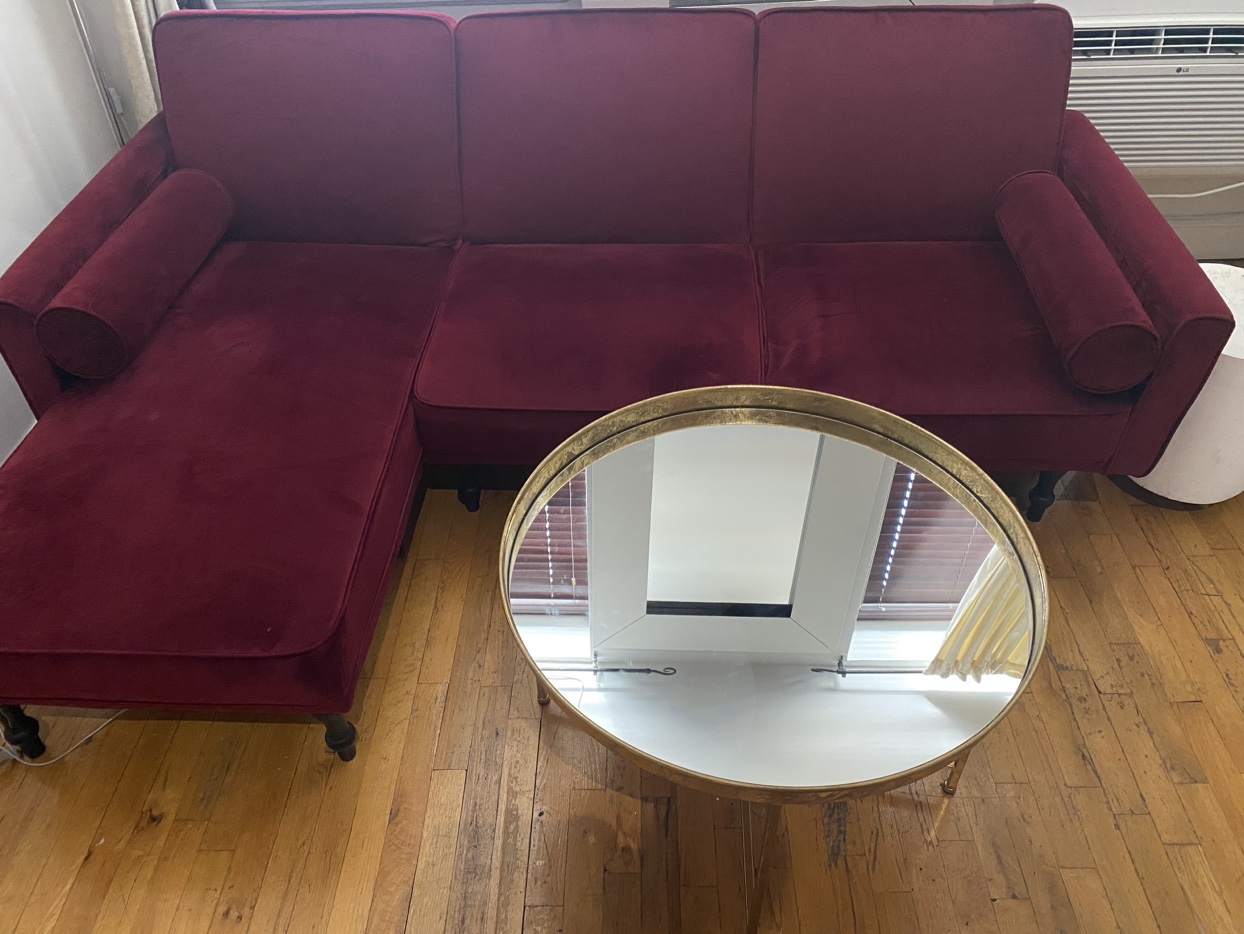 Vintage sofa, bed, and coffee table - photo 4