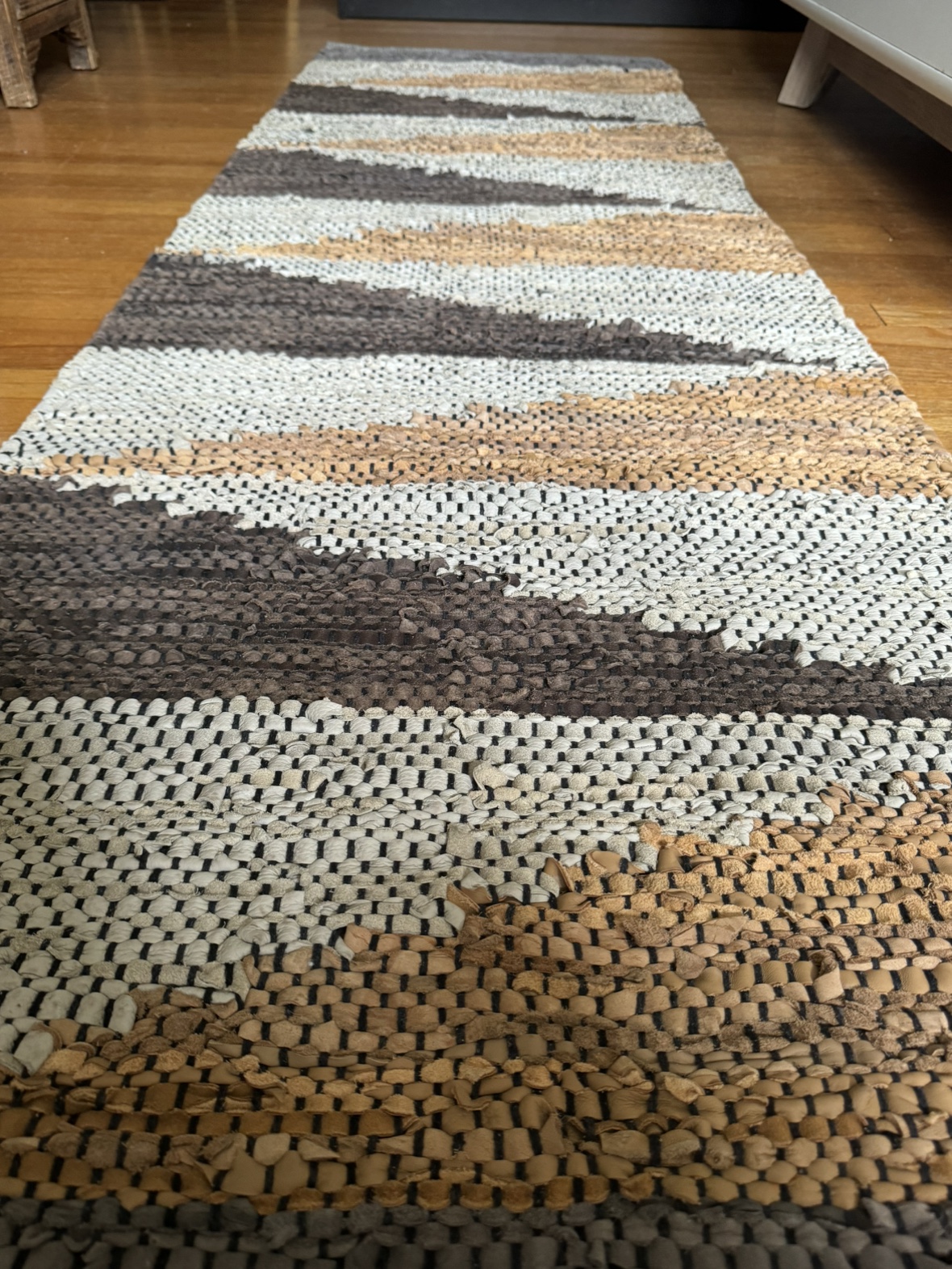 Leather Floor Rug, Never Used image indicator(2)