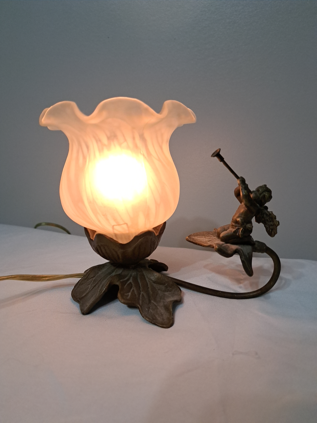 Antique Desk Lamp Brass - photo 2