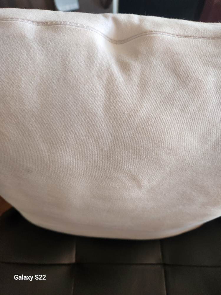 cotton decorative pillow with removable zipped cover - photo 2