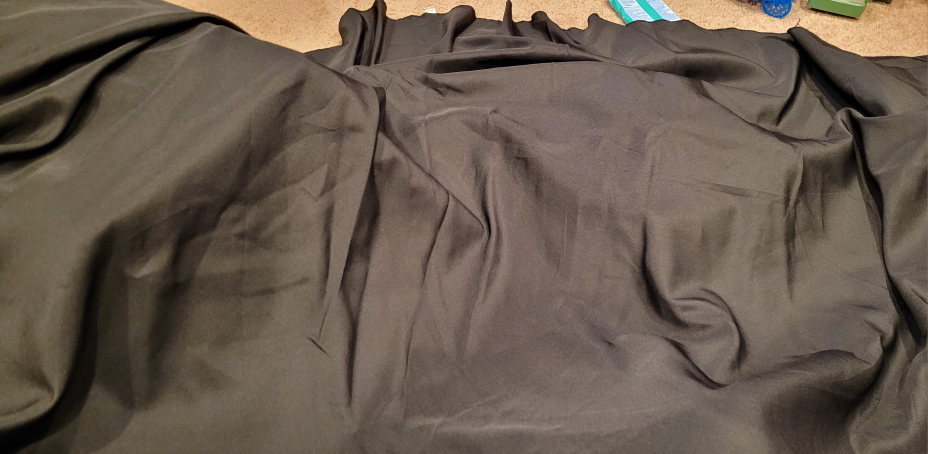 108" Round Black Tablecloth