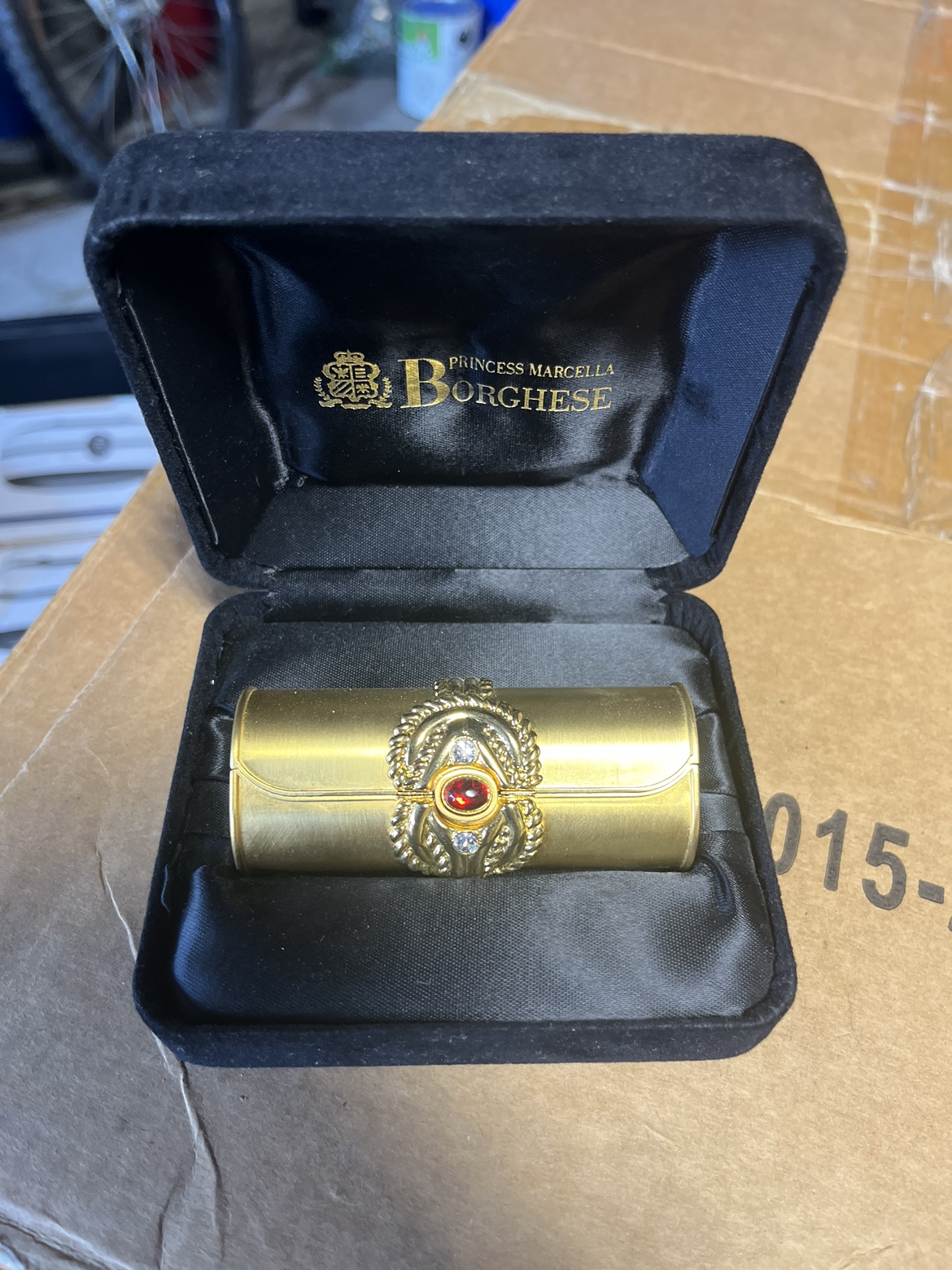 Vintage Princess Marcella Borghese Lipstick Case With Mirror