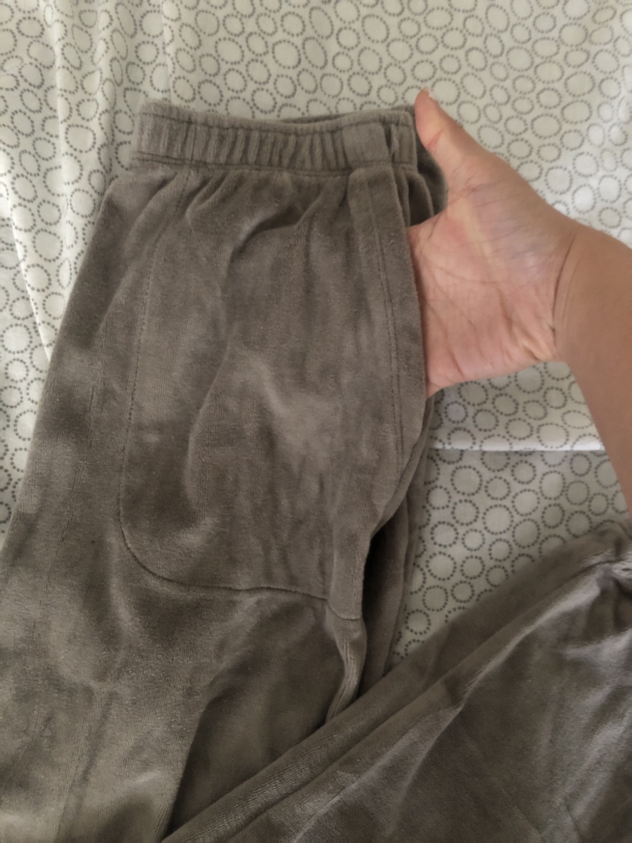 Velvet sweatpants image indicator(3)