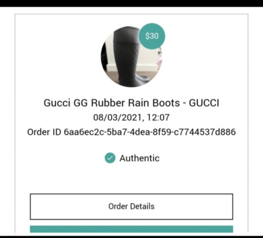 AUTH GUCCI RAIN BOOTS SZ36 MINT image indicator(3)
