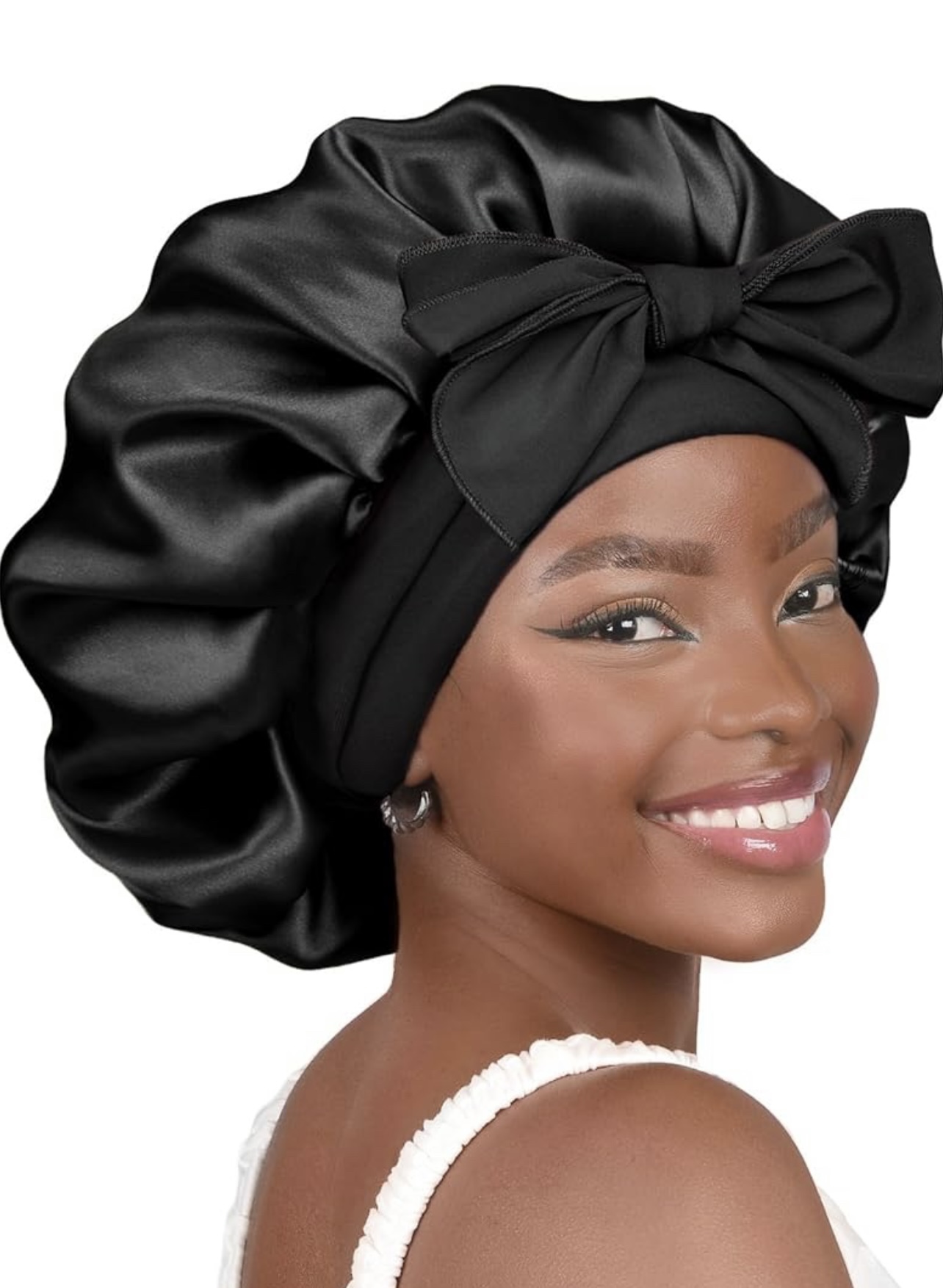 Satin hair Bonnet for Sleeping Hair Bonnet with Tie