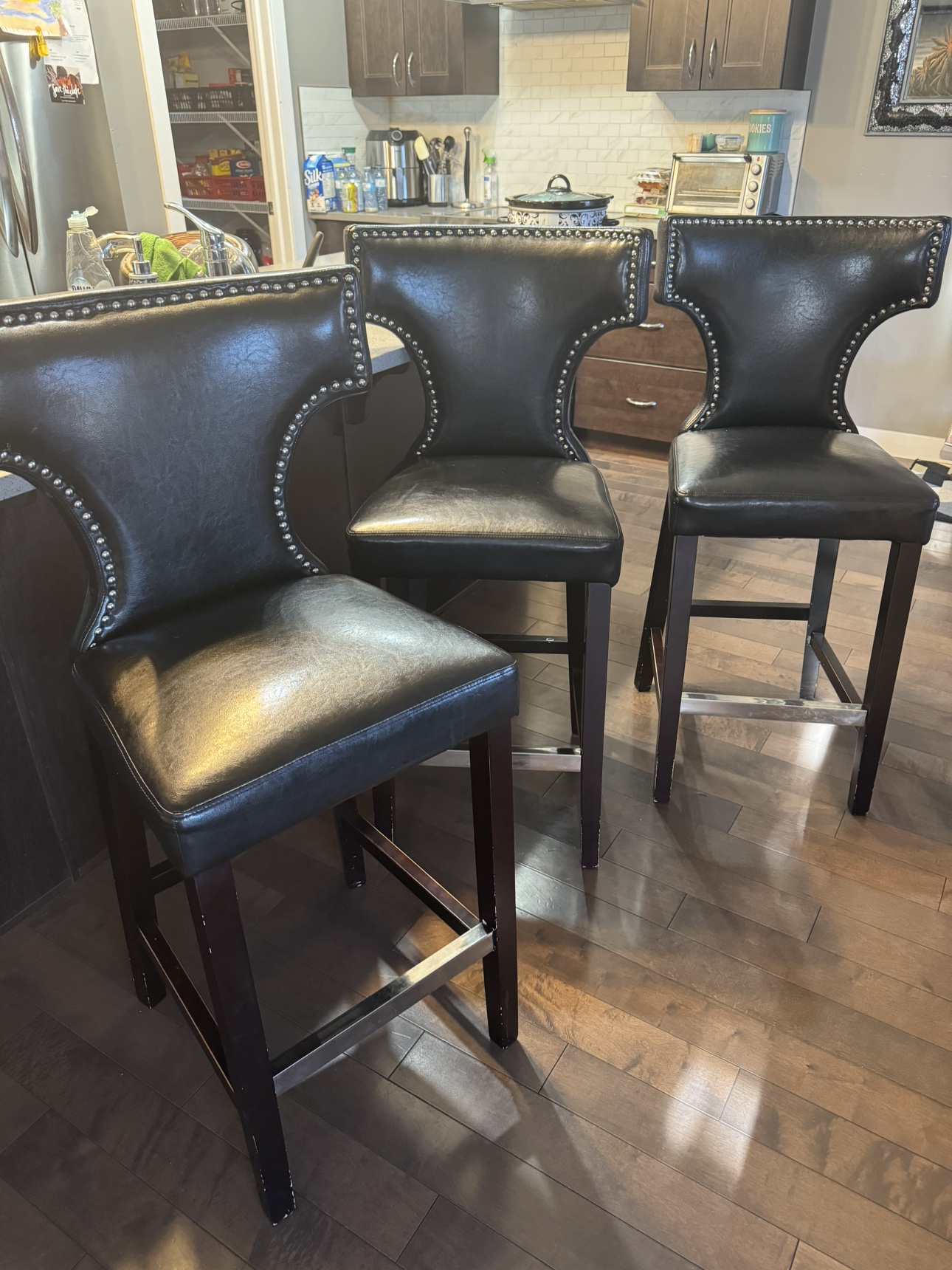 Bar stools from The Brick Great Condition