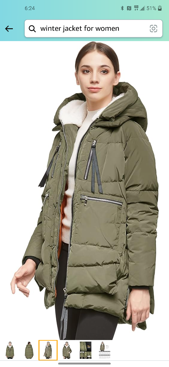 Winter jacket women size M image indicator(3)