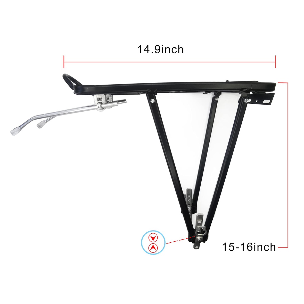 Brand New Bike Rear Rack + Used Bike Locks - photo 3