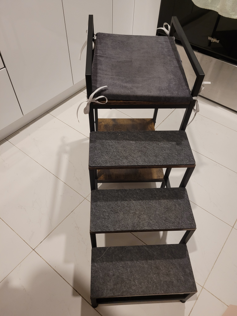 Pet window perch with stairs - photo 3