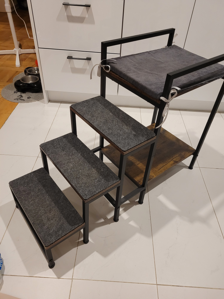 Pet window perch with stairs - photo 4
