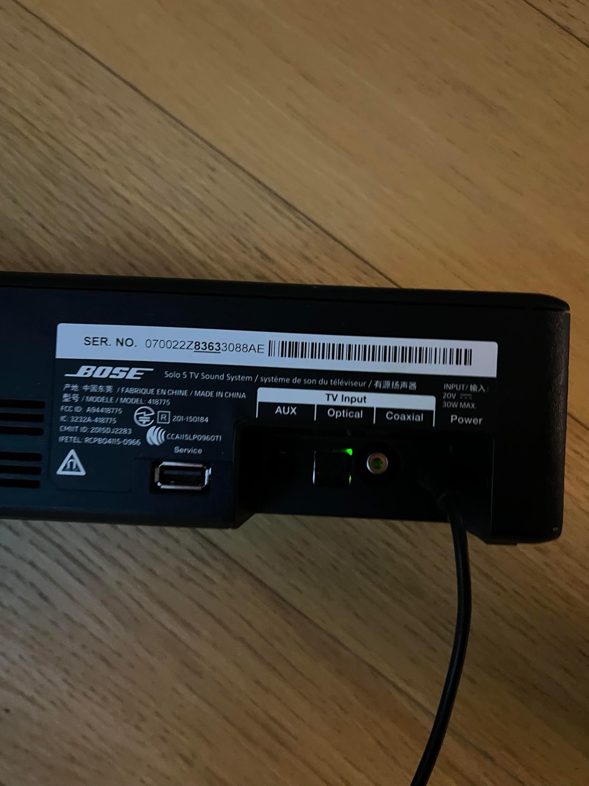 Bose Solo 5 Soundbar Wireless Bluetooth TV Speaker - photo 3