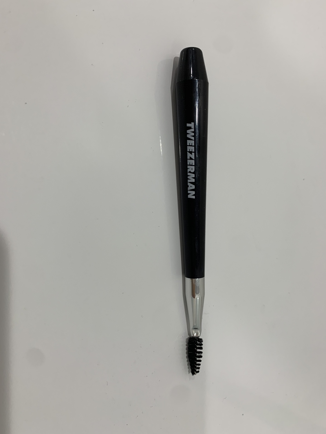 Tweezerman Brow Brush with tweezer compartment #freecycle
