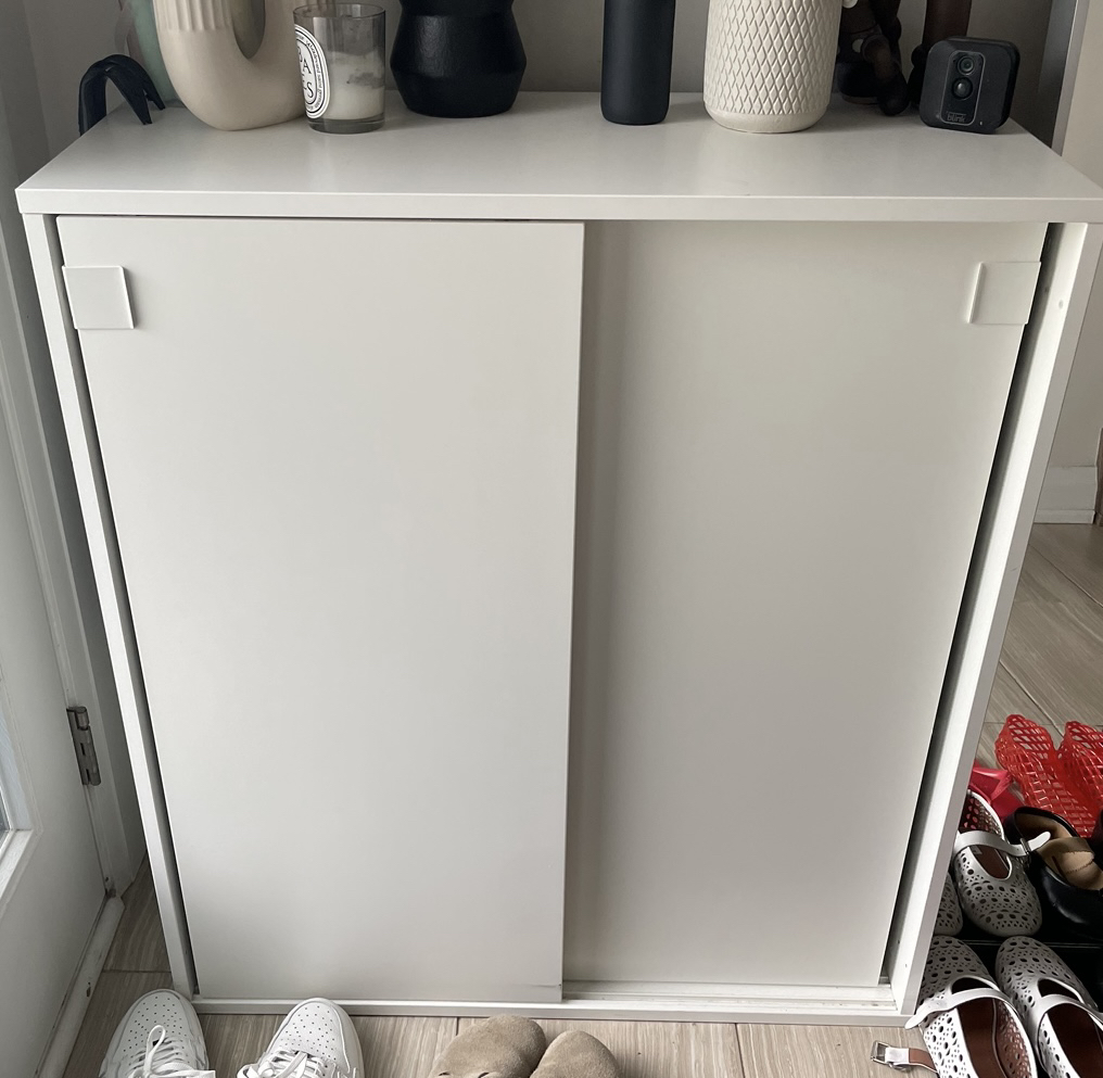 IKEA Mackapar Shoe shelf with sliding doors - photo 3