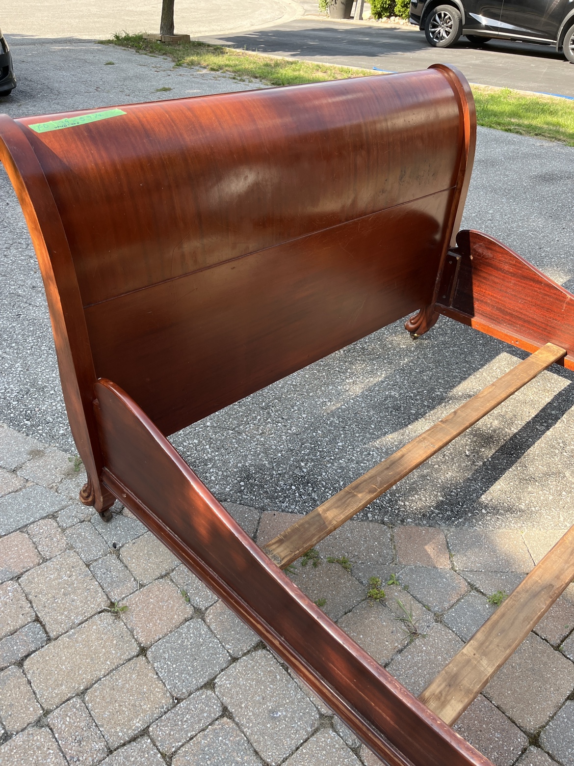 Antique Full Size Sleigh Bed image indicator(6)