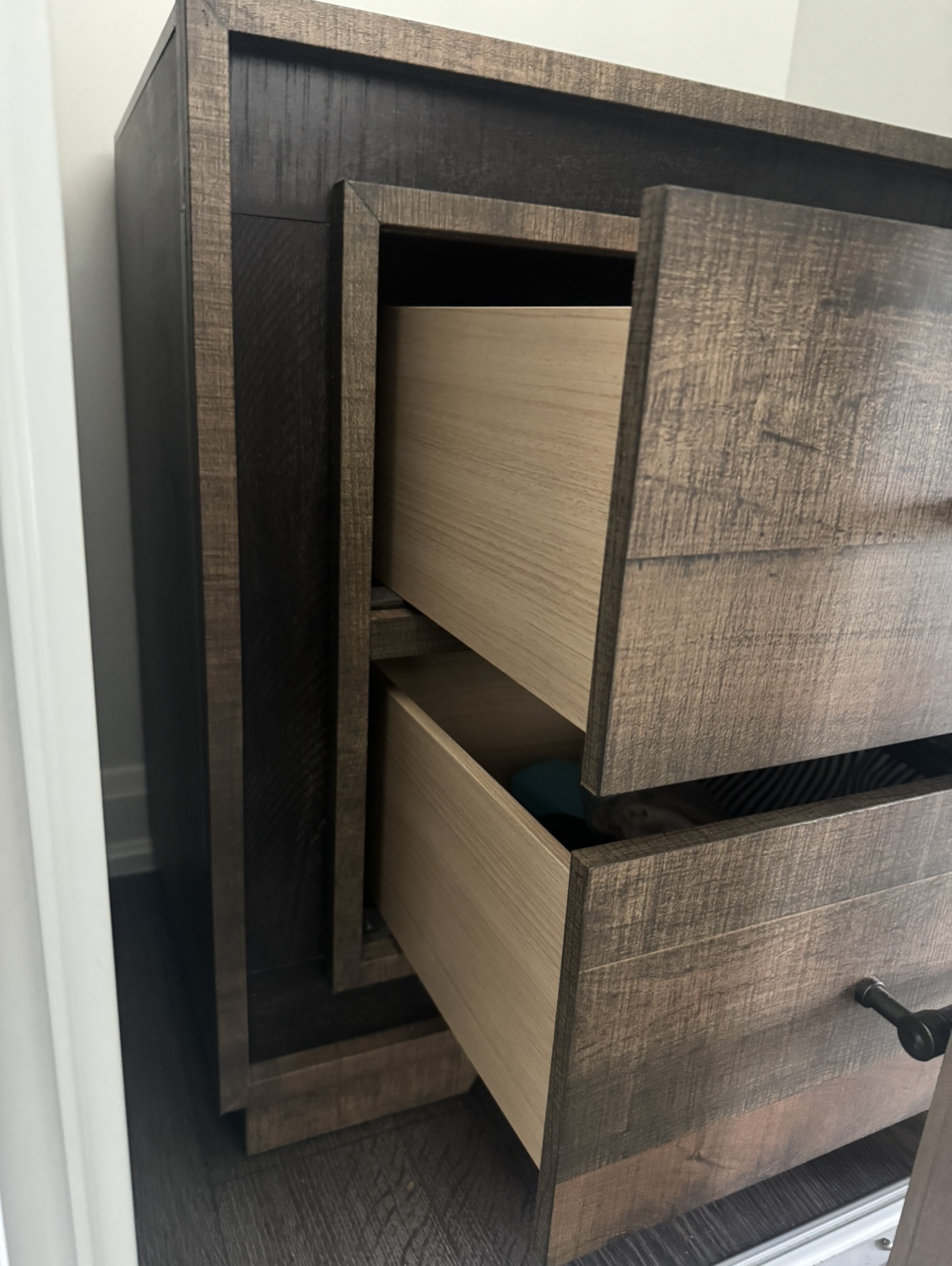 Bedside 2 drawer chest nightstand - photo 3