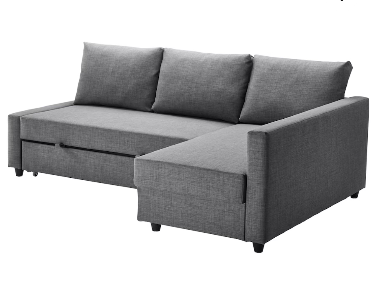 IKEA FRIHETEN Corner Sofa-Bed with Storage, Skiftebo Dark Gray - photo 5