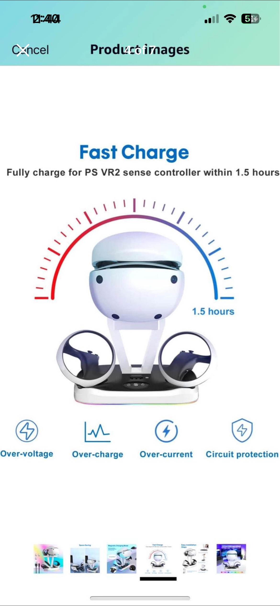 PS VR2 Charging Stand - photo 4