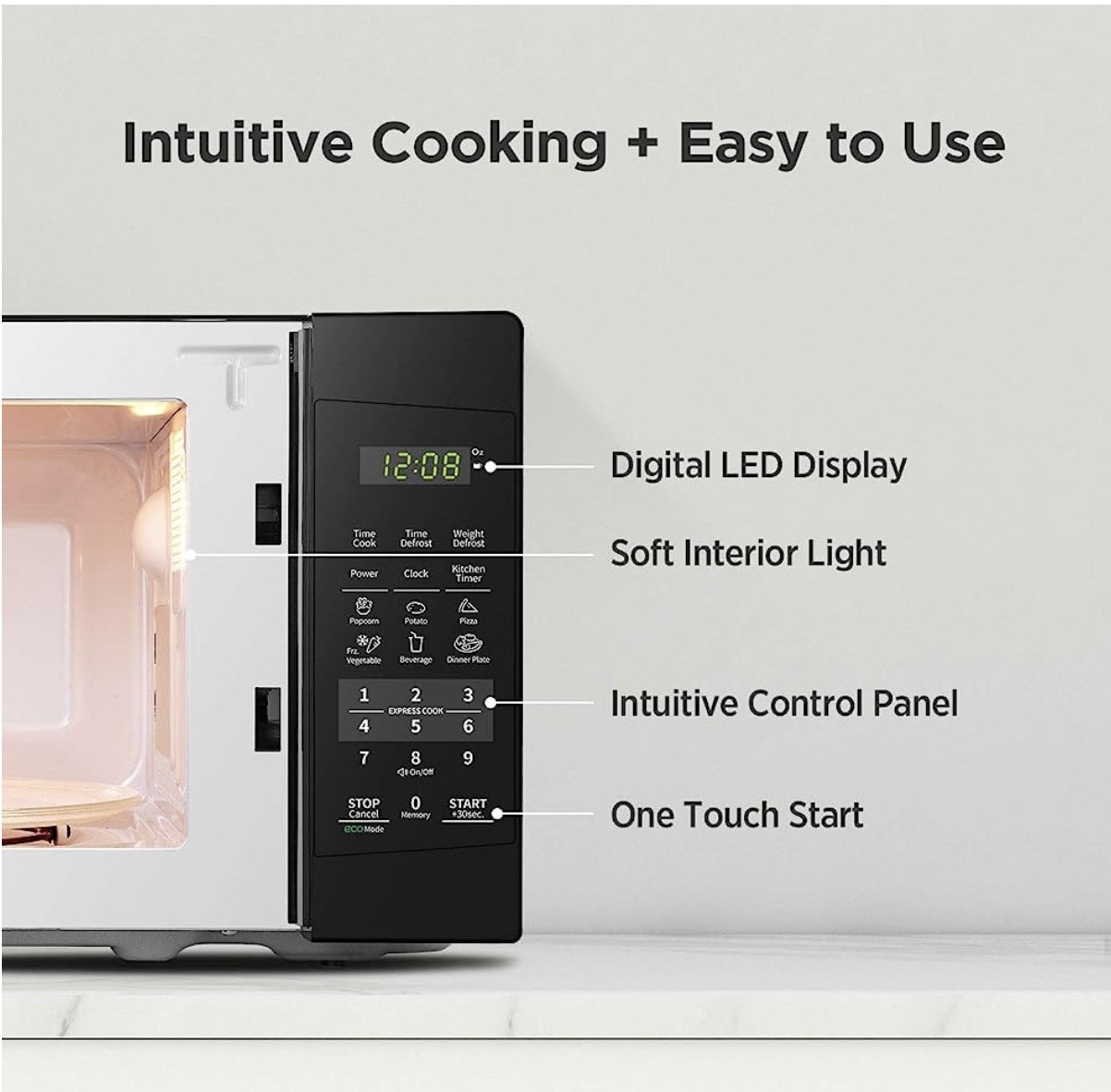Comfee countertop microwave oven - photo 5