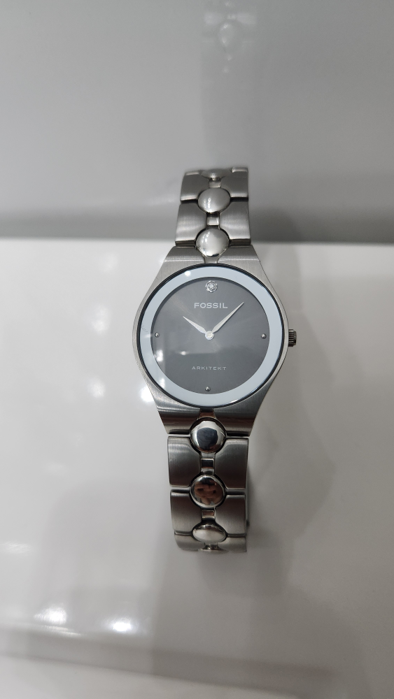 Fossil Arkitekt Diamond Watch - FS-2696 (New Battery Installed)